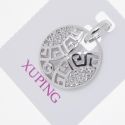 Кулон Xuping№567 оптом ажурный с орнаментом и цирконами.