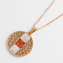 Подвеска сталь№372 оптом с оригинальным кулоном