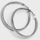 Серьги-кольца№1667 5.5 см цена за 12 шт оптом белые.