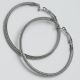 Серьги-кольца№1670 5.5 см цена за 12 шт оптом белые.