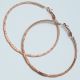 Серьги-кольца№1683 5.5 см цена за 12 шт оптом под золото.