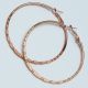 Серьги-кольца№1684 4.5 см цена за 12 шт оптом под золото.