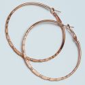 Серьги-кольца№1684 4.5 см цена за шт оптом под золото.