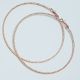 Серьги-кольца№1685 6.5 см цена за 12 шт оптом под золото.