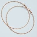 Серьги-кольца№1685 6.5 см цена за шт оптом под золото.