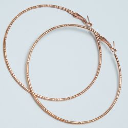 Серьги-кольца№1686 5.5 см цена за 12 шт оптом под золото.