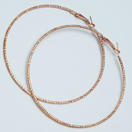 Серьги-кольца№1686 5.5 см цена за 12 шт оптом под золото.