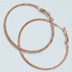 Серьги-кольца№1688 4 см цена за 12 шт оптом под золото.