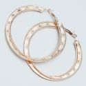 Серьги-кольца№1689 5 см цена за шт оптом под золото.