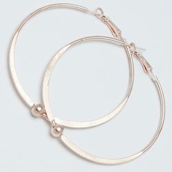 Серьги-кольца№1690 5 см цена за 12 шт оптом под золото.