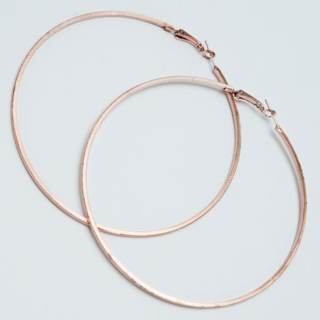 Серьги-кольца№1693 6.5 см цена за 12 шт оптом под золото.