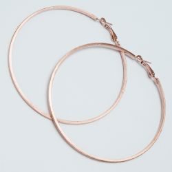 Серьги-кольца№1694 5.5 см цена за 12 шт оптом под золото.