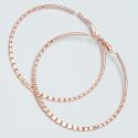 Серьги-кольца№1698 5.5 см цена за шт оптом под золото.