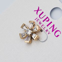 Кулон Xuping№1049 оптом в виде сердца с цирконами.