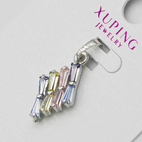 Кулон Xuping№1116 оптом с разноцветными цирконами.
