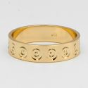 Кольцо Xuping№2 оптом обручальное с насечками