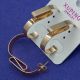 Серьги Xuping№804 абстракция на металле под золото купить медзолото оптом 