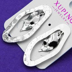 Серьги Xuping№949 оригинальный дизайн застежка -гвоздик медицинское золото интернет магазин