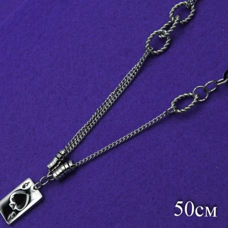 Цепочка Xuping№312 50см пиковая дама медицинское золото оптом
