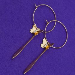 Серьги Xuping№1053 под золото купить ювелирную бижутерию xuping оптом от производителя