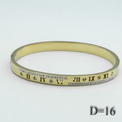 Браслет Xuping№199 диаметр 16 см с белыми камнями бижутерия Харьков оптом.