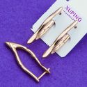 Серьги Xuping№1259 оптом геометрической формы модные ювелирная бижутерия медзолото оптом купить