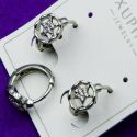 Серьги Xuping№1394 колечки со звездочками хупинг бижутерия от производителя оптом 