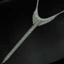 Колье№102 с длинной висюлькой модный дизайн куплю колье бижутерия оптом