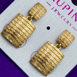 Серьги Xuping№1493 оригинальные га гвоздике изделия из медзолота купить оптом Украина