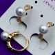 Серьги Xuping№1500 с жемчужиной медзолото оптом недорого