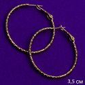 Серьги Xuping№1520 серьги -кольца купить оптом в интернет магазине медицинское золото