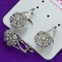 Сережки Xuping№1748 с мелкими белыми цирконами малинка куплю оптом медзолото медсплав сережки бижумаркет