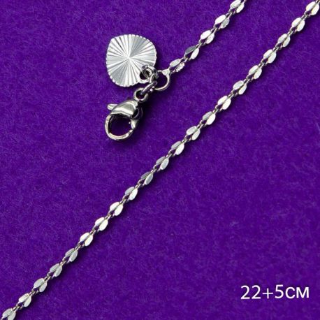 Браслет Xuping№44G 22 + 5 см с разными висюльками на ногу оптом купить недорого позолотка.
