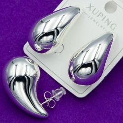 Серьги Xuping№1917 капли под серебро куплю бижумаркет Харьков оптом.