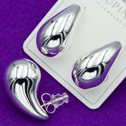 Серьги Xuping№1918 капли под серебро куплю бижумаркет Харьков оптом.