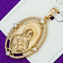 Ладанка Xuping№379 Дева Мария медицинское золото оптом недорого позолотка.