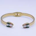 Браслет сталь№580 Д-16 см, Bvlgari змея купить оптом долговечная бижутерия высокого качества.