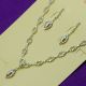Колье№150 с перламутровыми стразами и сережками куплю оптом.