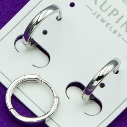 Серьги Xuping№2144 1.3 мм кольца куплю оптом медицинский сплав бижутерию.