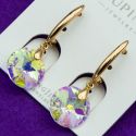 Серьги Xuping№2155 с камнем Swarovski куплю оптом сережки бижумаркет.