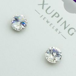 Серьги Xuping№2157 с камнем Swarovski куплю оптом сережки бижумаркет.
