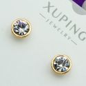 Серьги Xuping№2158 с камнем Swarovski куплю оптом сережки бижумаркет.