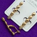 Серьги Xuping№2160 интересный дизайн на английской застежке куплю оптом сережки бижумаркет.