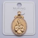 Кулон Xuping№389 Дева Мария под золото 18К с белыми цирконами бижутерия мелкий опт недорого.