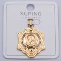 Кулон Xuping№391 Дева Мария под золото 18К бижутерия мелкий опт недорого.