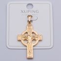 Крестик Xuping№399 с распятием под золото 18К бижутерия fashion jewelry недорого.
