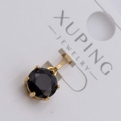 Кулон Xuping№383 Дева Мария под золото 18К с белыми цирконами бижутерия мелкий опт недорого.