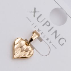 Кулон Xuping№425 в форме сердца под золото 18К бижутерию купить оптом недорого.
