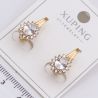 Серьги Xuping№2284 цветок с цирконами от производителя купить оптом.