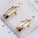 Серьги Xuping№2298 с дорожкой из белых цирконов от производителя купить оптом.